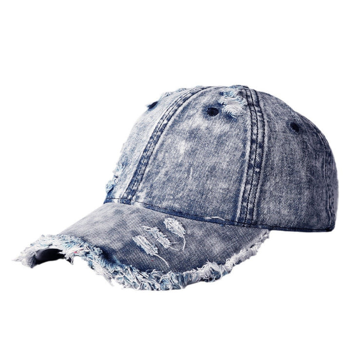 Men's Distressed Vintage Denim Baseball Cap Kalsten