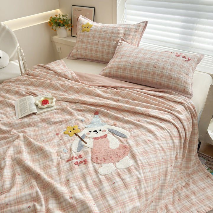 Women Cozy Bedspread with Playful Penguin Design Kalsten
