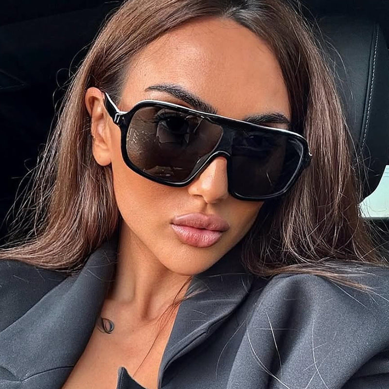 Women oversized sunglasses with wide frame Kalsten