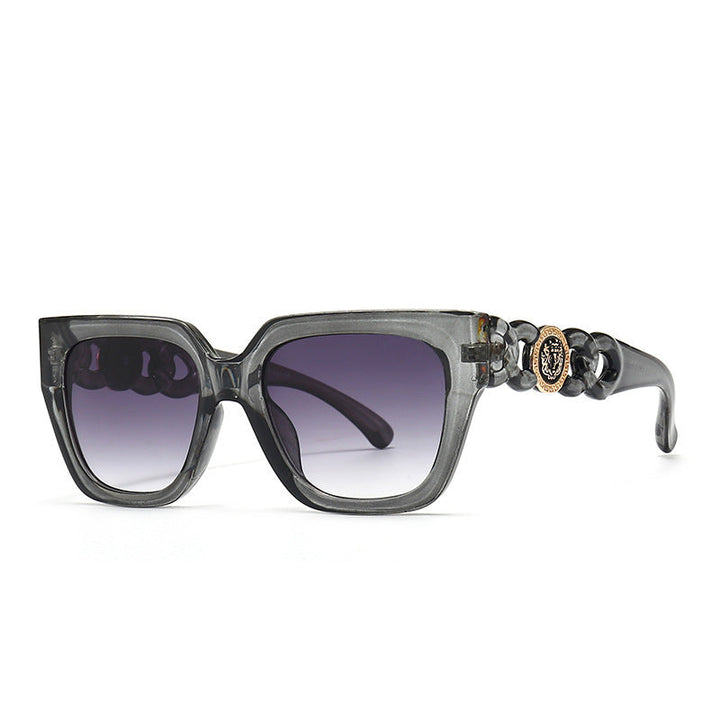 Women's oversized sunglasses with luxurious chain accents Kalsten