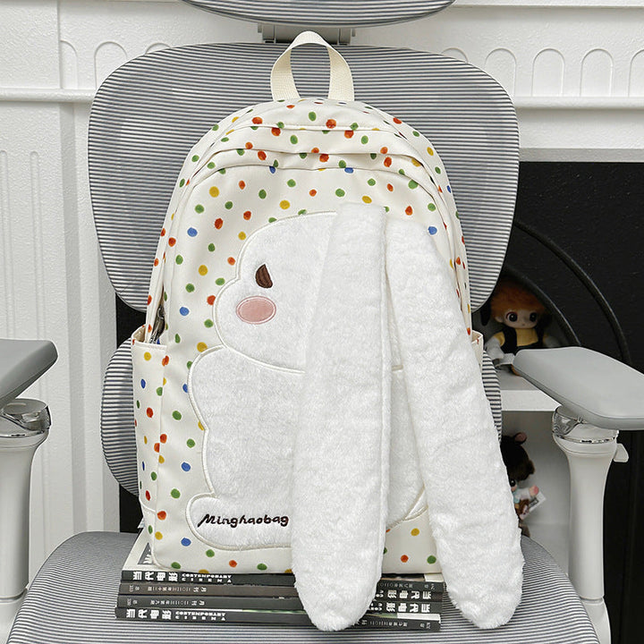 Cute Bunny-Themed School Backpack
