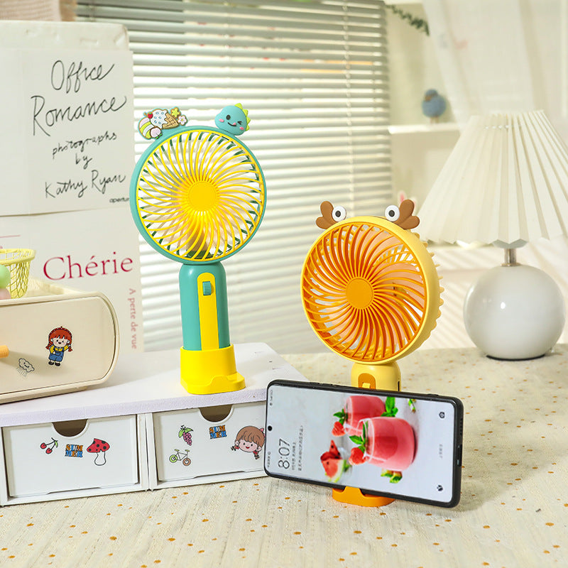 Women's Portable Hand Fan with Playful Animal Design Kalsten