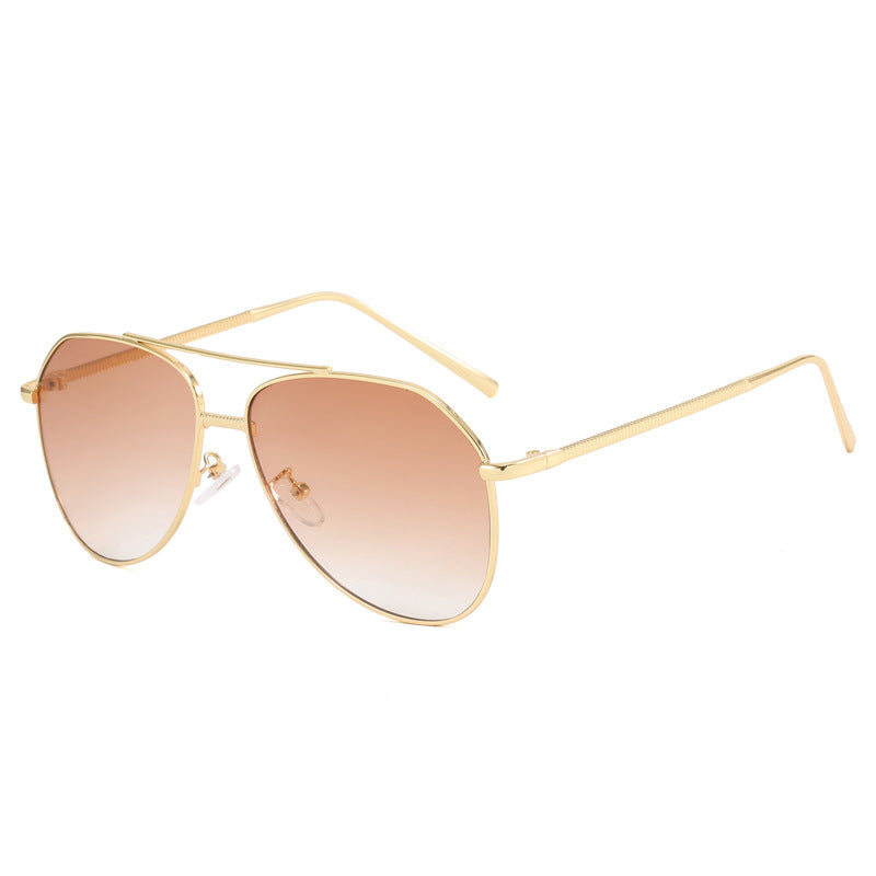 Ladies trendy aviator sunglasses with subtle gradient Kalsten