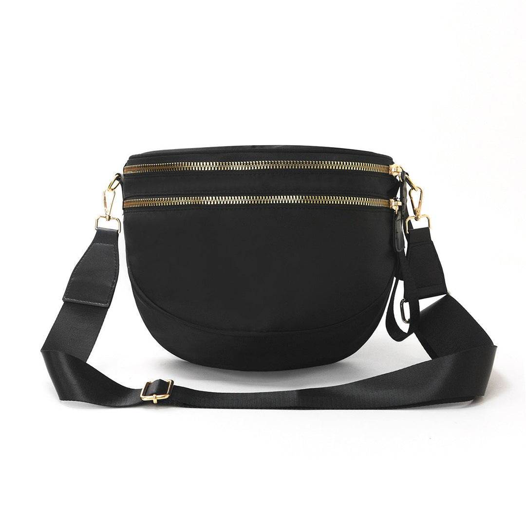 Shoulder bag with stylish check pattern and spacious compartment system Kalsten