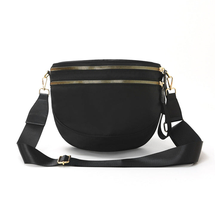 Shoulder bag with stylish check pattern and spacious compartment system Kalsten