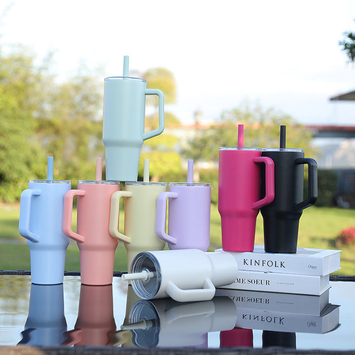 Women’s insulated mug with large capacity and ergonomic handle Kalsten