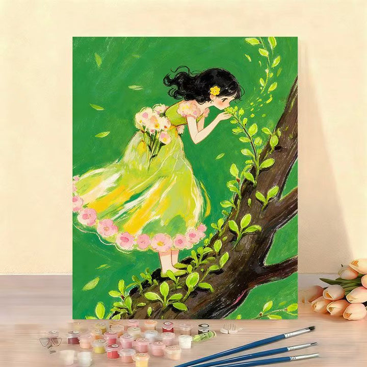 DIY Fairy Tale Canvas Painting Kit Kalsten