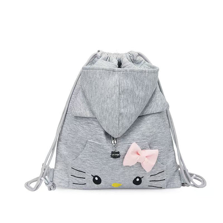 Whimsical Character Drawstring Backpack Kalsten