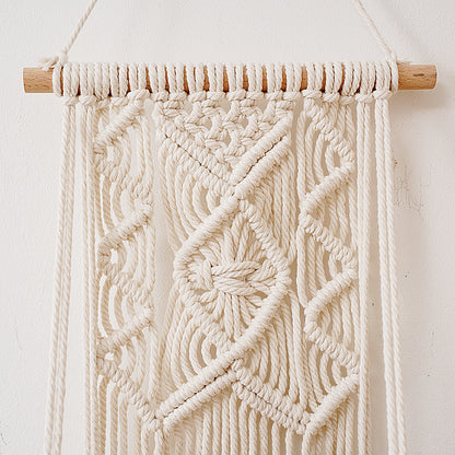 Macramé Wall Hanging Planter Shelf Acalora