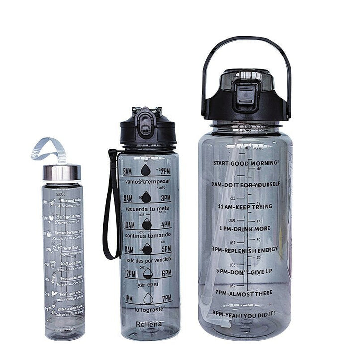 Women's Water Bottle with Motivational Print Kalsten