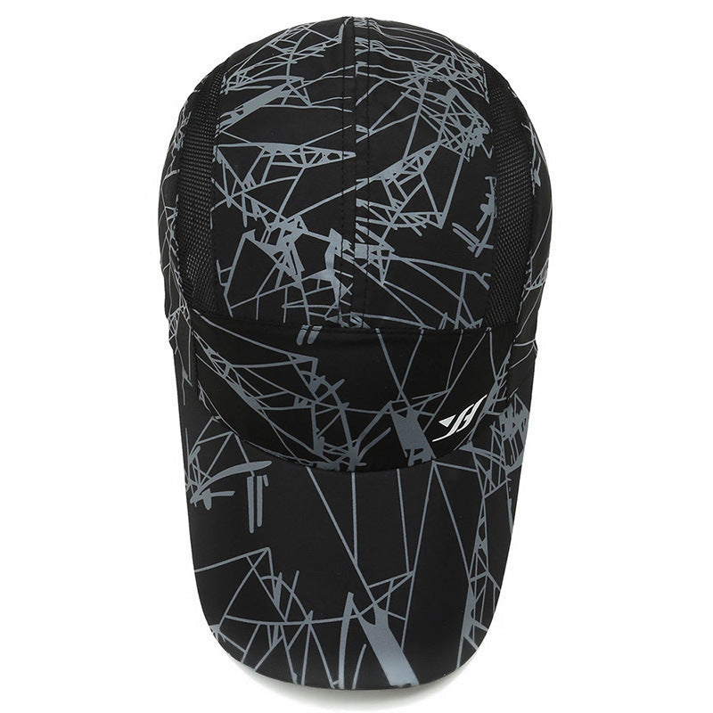 Women’s sporty running cap with stunning geometric pattern Kalsten