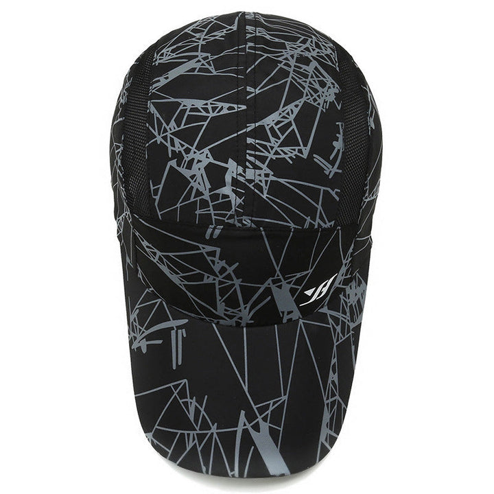 Women’s sporty running cap with stunning geometric pattern Kalsten