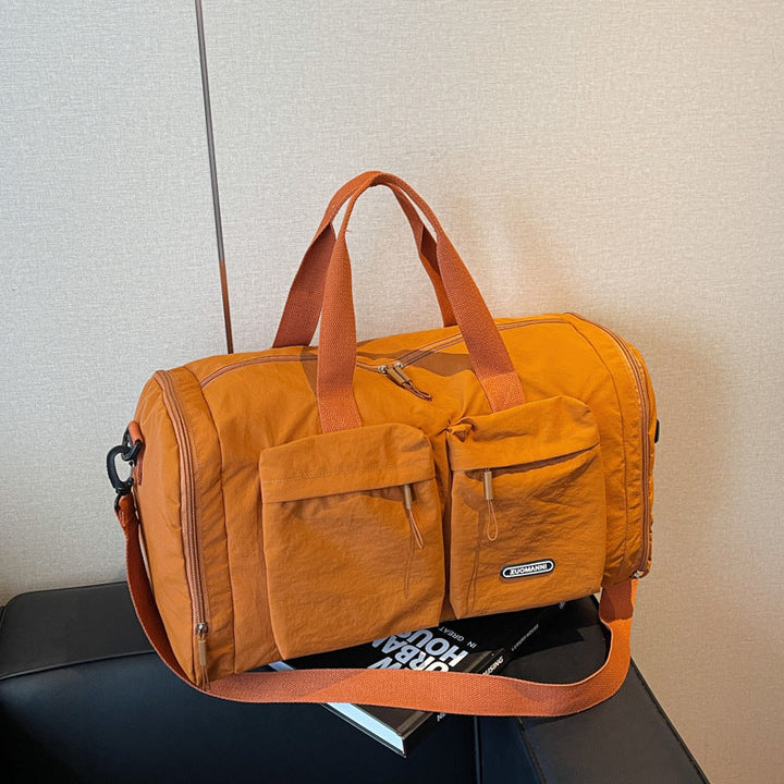 Sporty Travel Bag With Several Exterior Pockets Kalsten