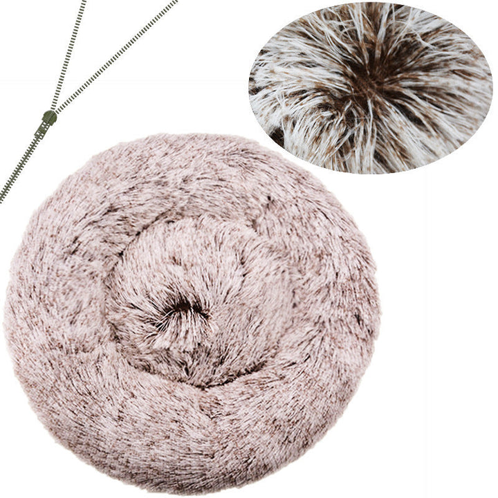 Plush Circular Dog Bed