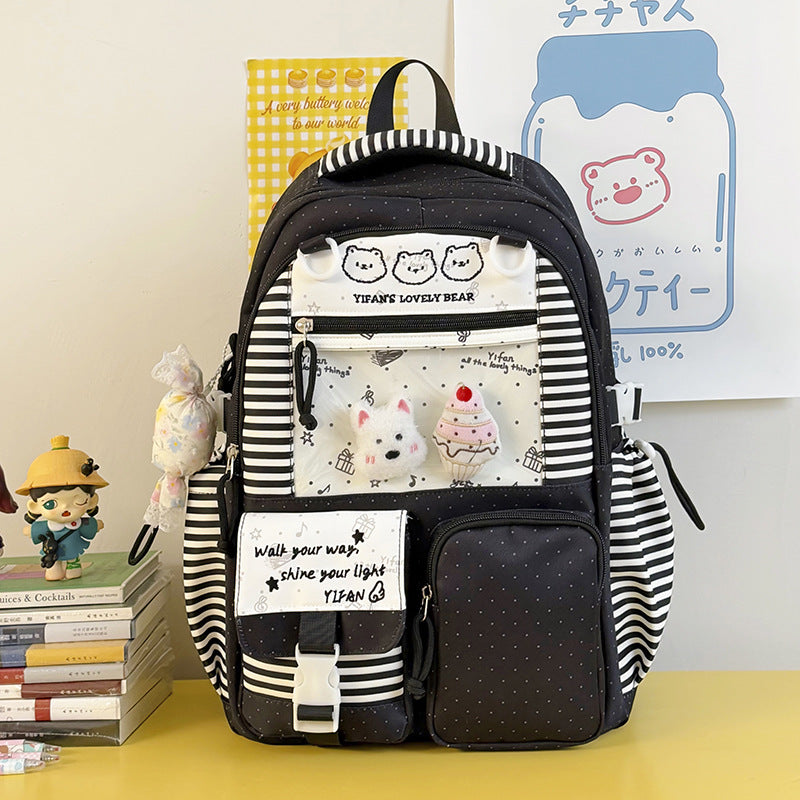 Cute Character Design School Backpack