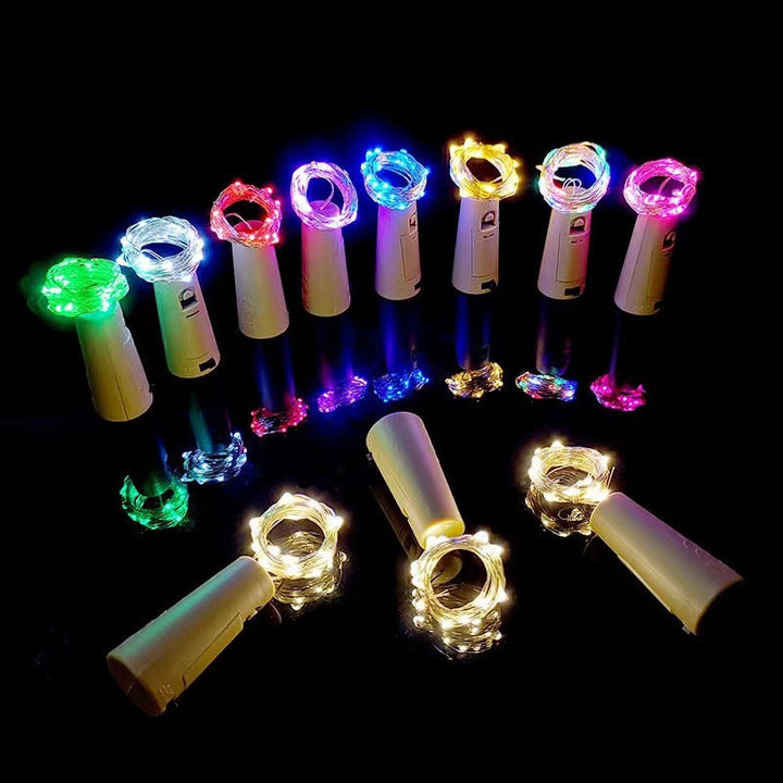 LED Bottle Stopper Fairy String Lights With Waterproof Battery Cap And Flexible Copper Wire Kalsten