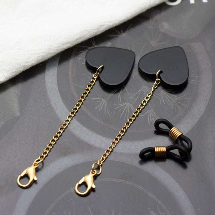 Heart-Shaped Decorative Eyewear Chain Kalsten