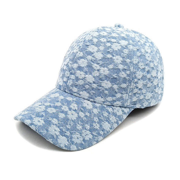 Women's Floral Textured Cotton Baseball Cap Kalsten