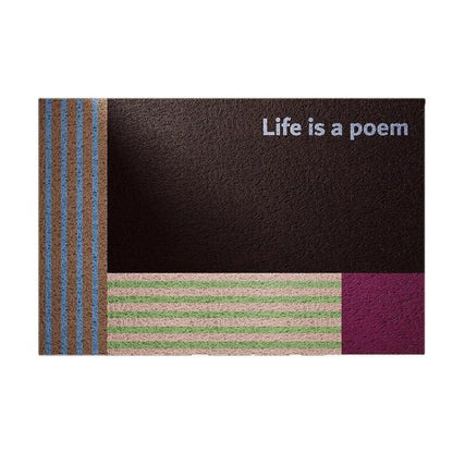 Inspirational Quote Doormat Acalora
