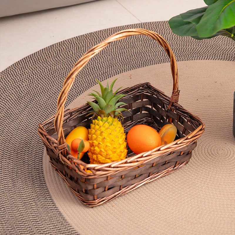 Handcrafted Decorative Woven Storage Basket Acalora