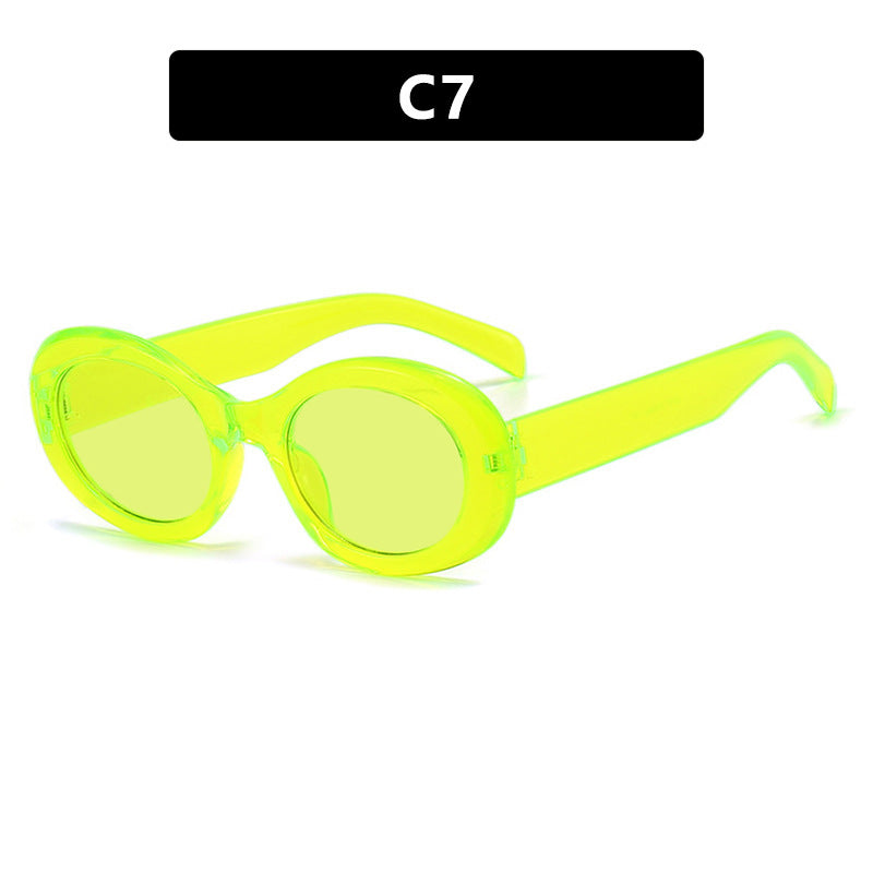 Women's trendy, transparent sunglasses Kalsten