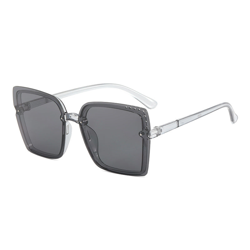 Ladies Square Sunglasses with Sparkling Frame Accents Kalsten