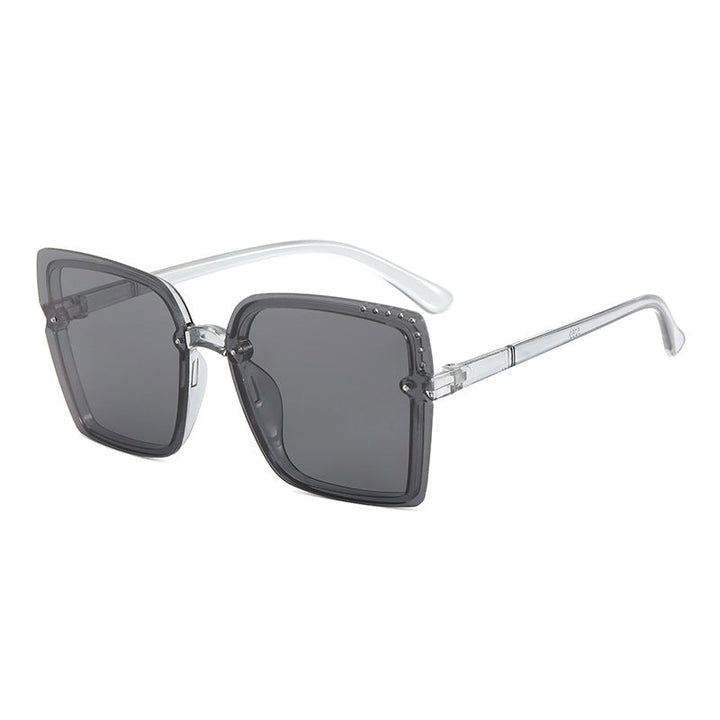 Ladies Square Sunglasses with Sparkling Frame Accents Kalsten