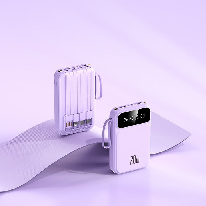 Portable power bank with integrated fast charging function and LCD display Kalsten