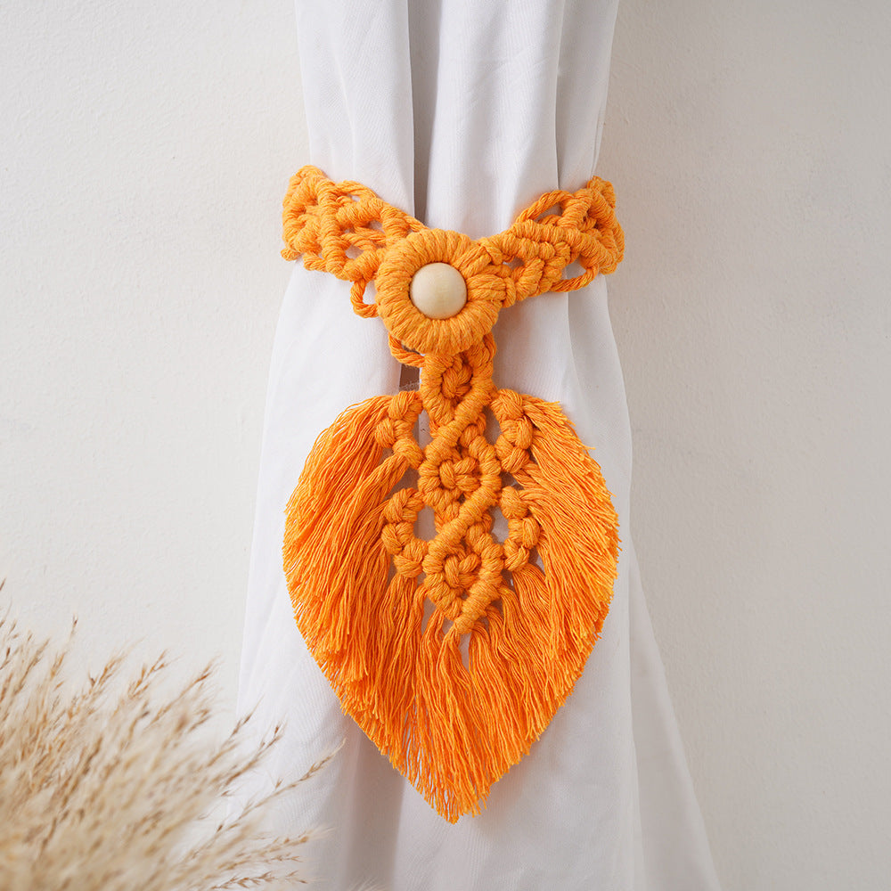 Macrame Curtain Tieback Holder Acalora