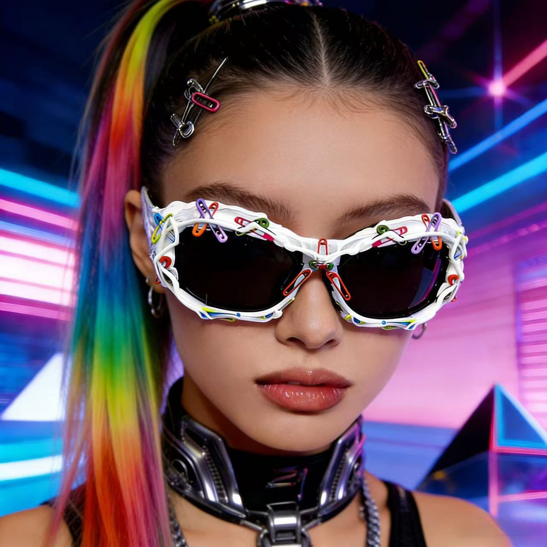 Women’s creative statement sunglasses with eye-catching design Kalsten