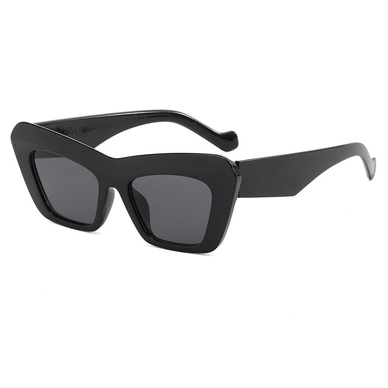 Women's fashionable oversized sunglasses with angular frame Kalsten