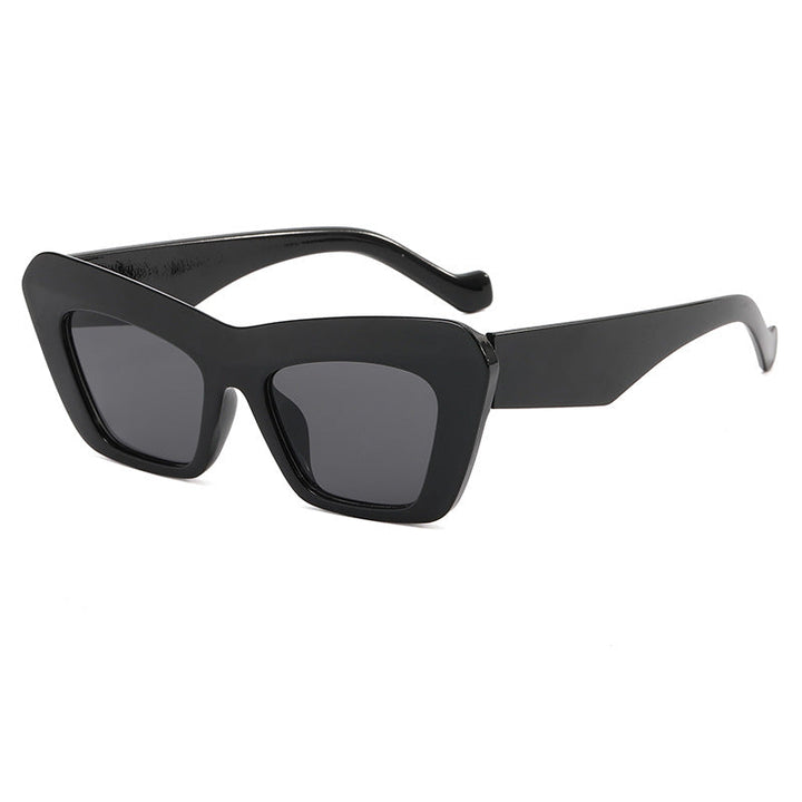 Women's fashionable oversized sunglasses with angular frame Kalsten