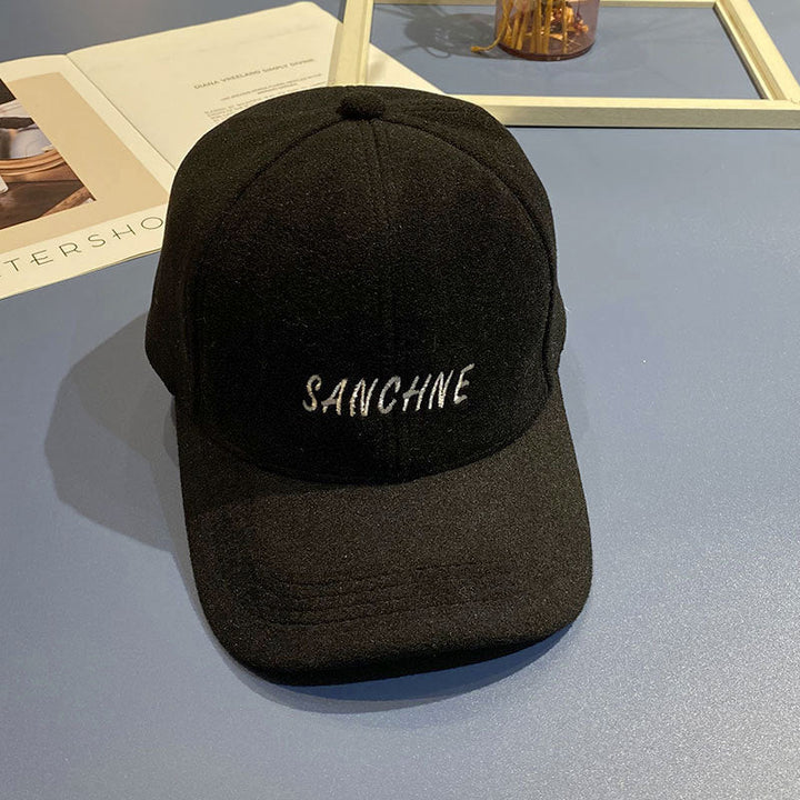 Women's Embroidered Wool Baseball Cap Kalsten