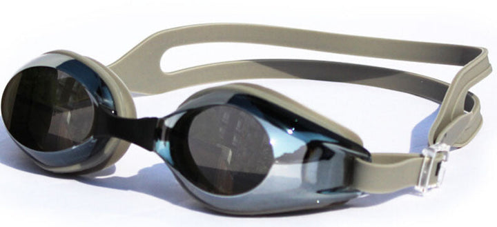 Sporty swimming goggles with mirrored lenses and ergonomic design Kalsten
