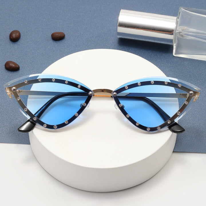 Women's Cat-Eye Sunglasses with Glitter Details Kalsten