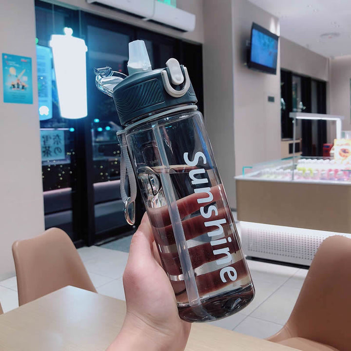 Women Practical Water Bottle with Carry Handle and Leak Protection Kalsten