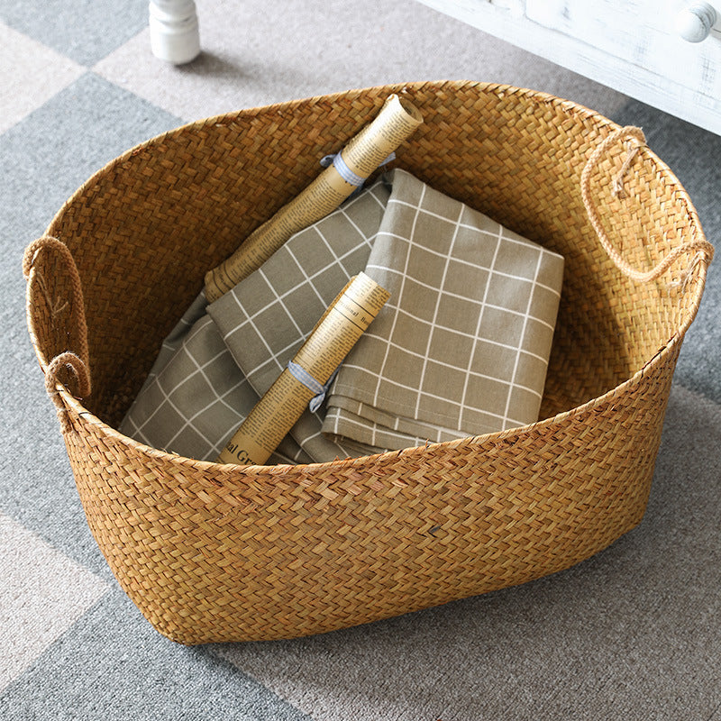 Large Handwoven Storage Basket Kalsten