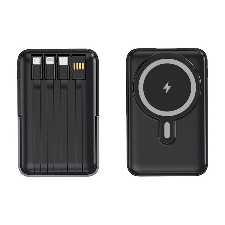 Portable power bank with multifunctional charging cables Kalsten