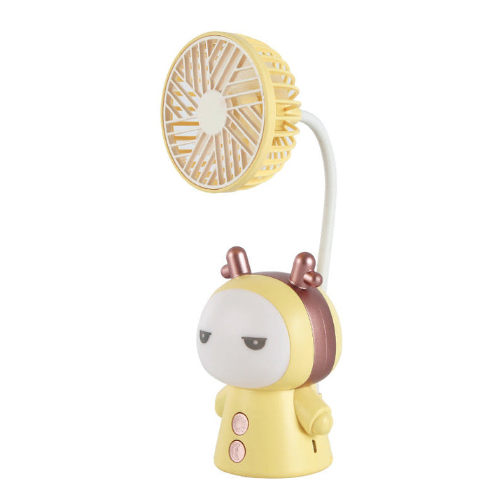 Unisex Creative Mini-Handheld Fan with Flexible Tilt Arm Kalsten