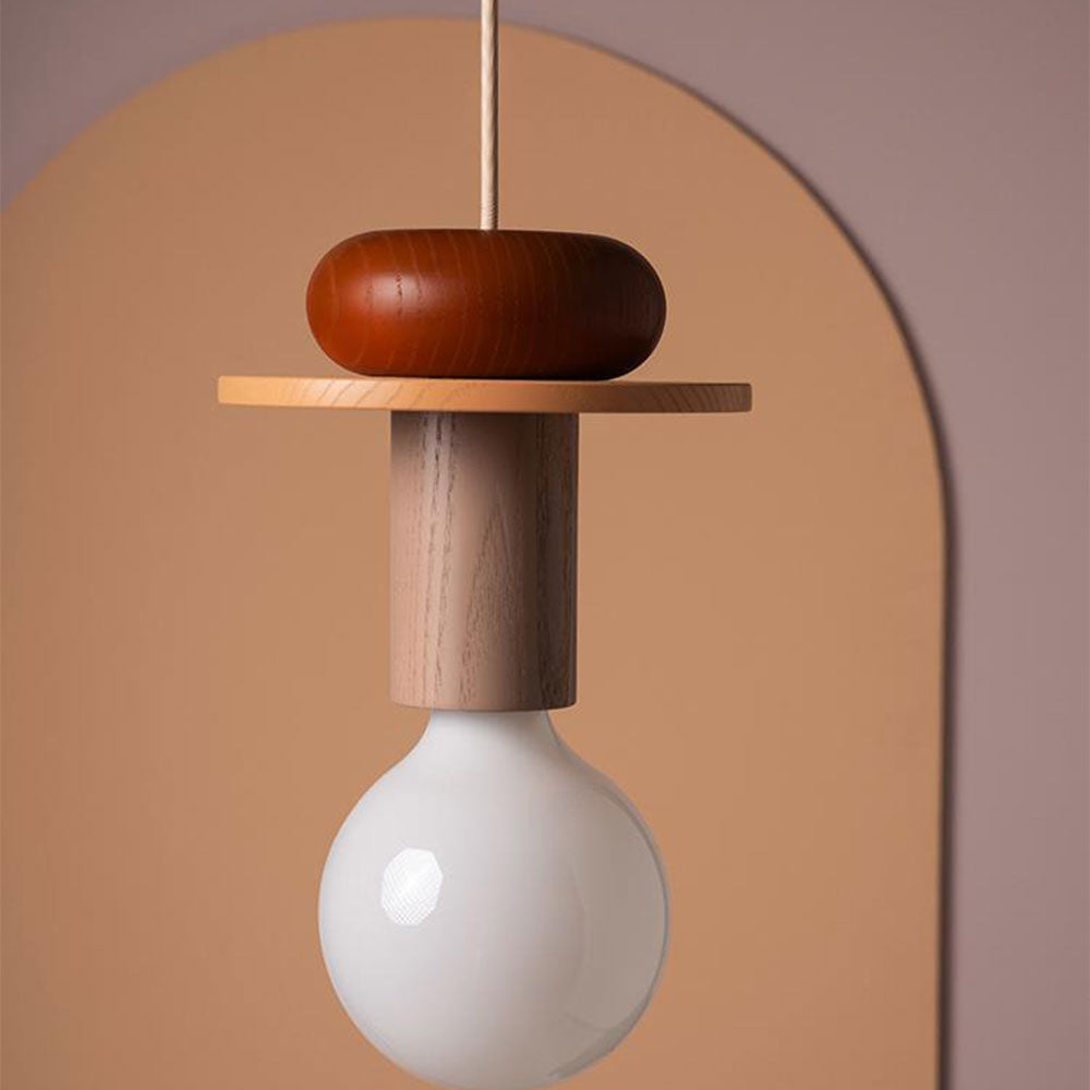 Design Colored Wood Blocks Pendant Light | Kalsten