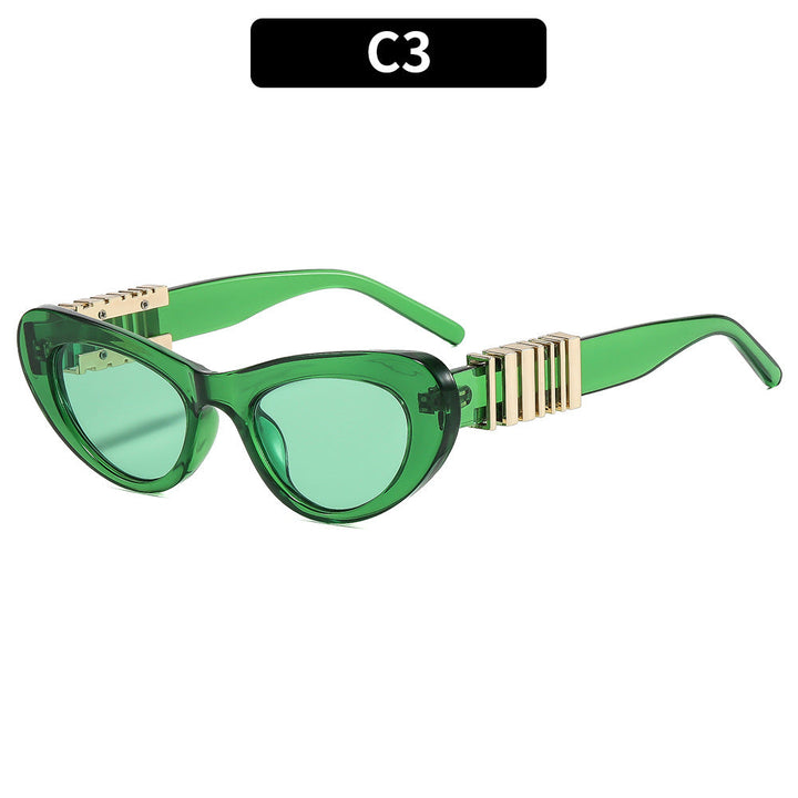 Women's Designer Sunglasses with Luxurious Metal Frame and Stylish Decorations Kalsten