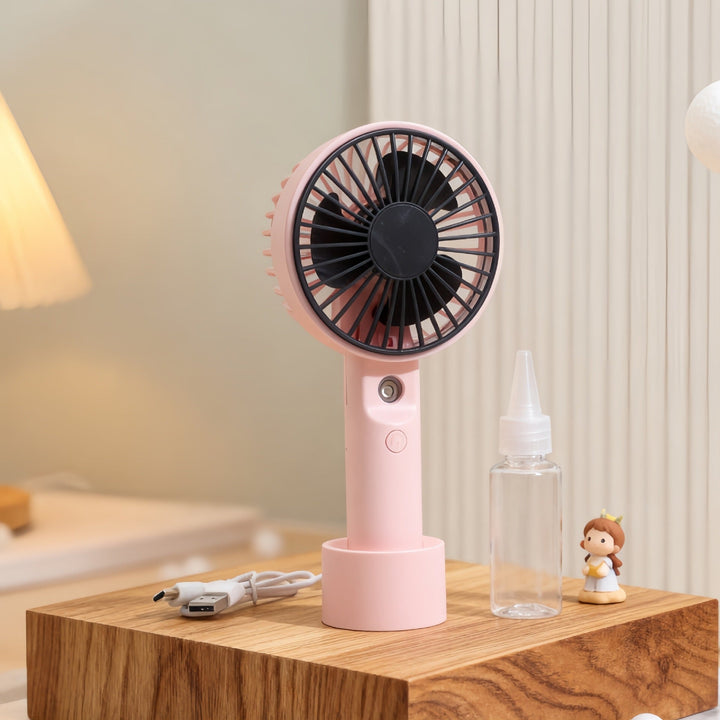 Ladies Portable Spray Fan with Ergonomic Design Kalsten