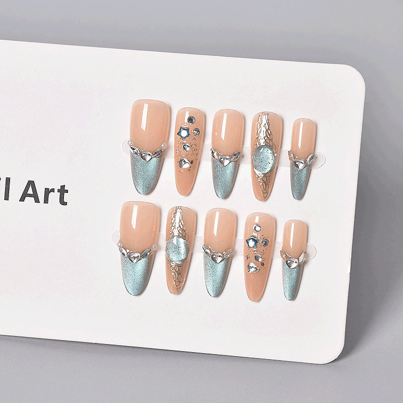 Premium Decorative Press-On Nail Extensions Kalsten