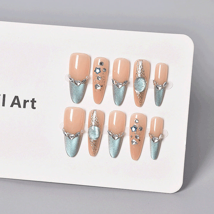 Premium Decorative Press-On Nail Extensions Kalsten