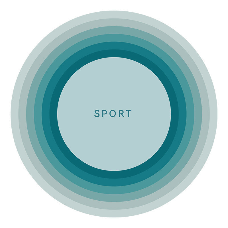 Abstract Sports-Themed Area Mat Kalsten