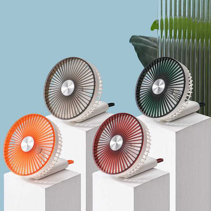 Portable table fan with versatile tilt adjustment Kalsten