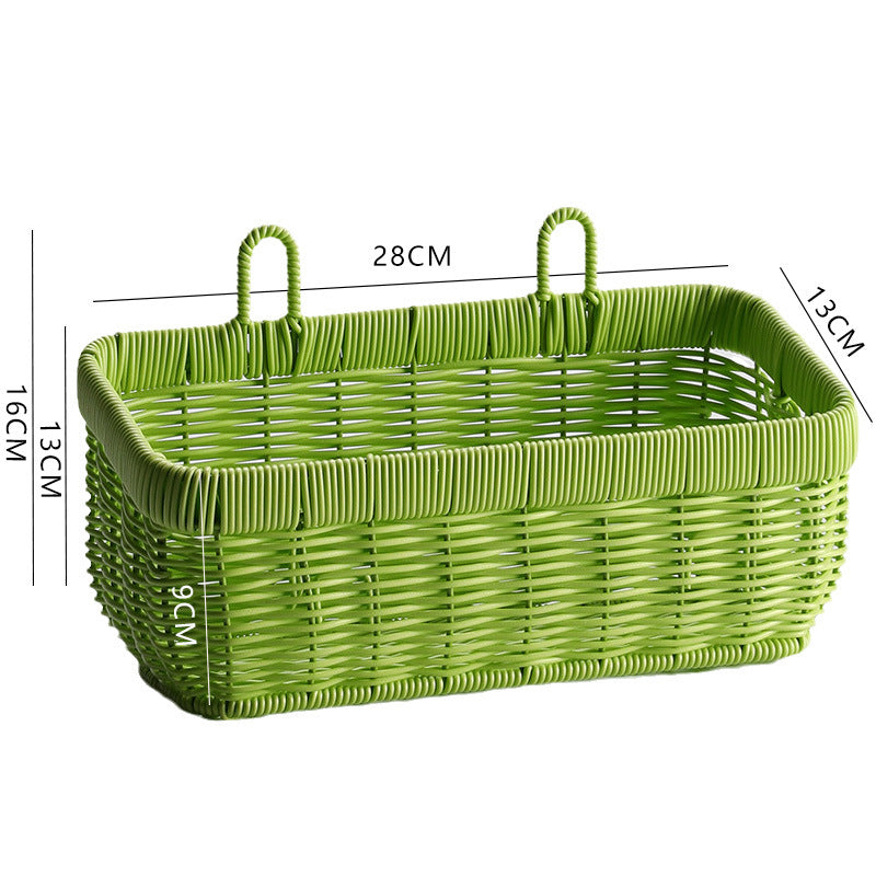 Handwoven Multi-Compartment Storage Basket Kalsten