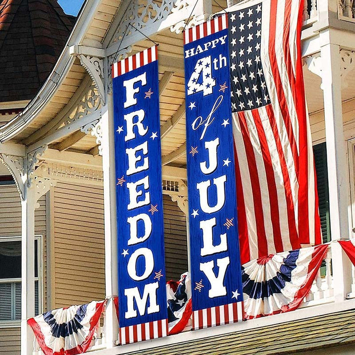 Unisex nan hanging patriotic door banner set Kalsten