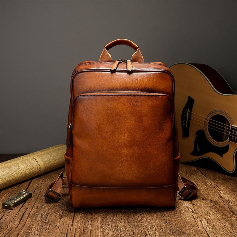 More Elegant and Functional Backpack Made of High-Quality Leather Kalsten
