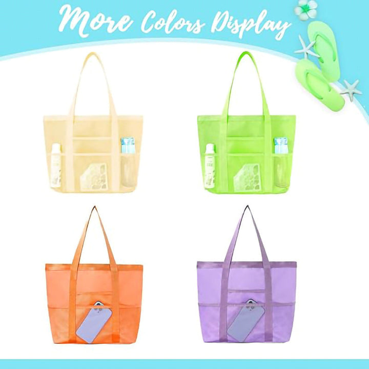 Padded shopping bag with side mesh pockets Kalsten